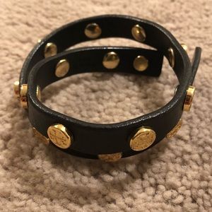 Tory Burch leather wrap bracelet